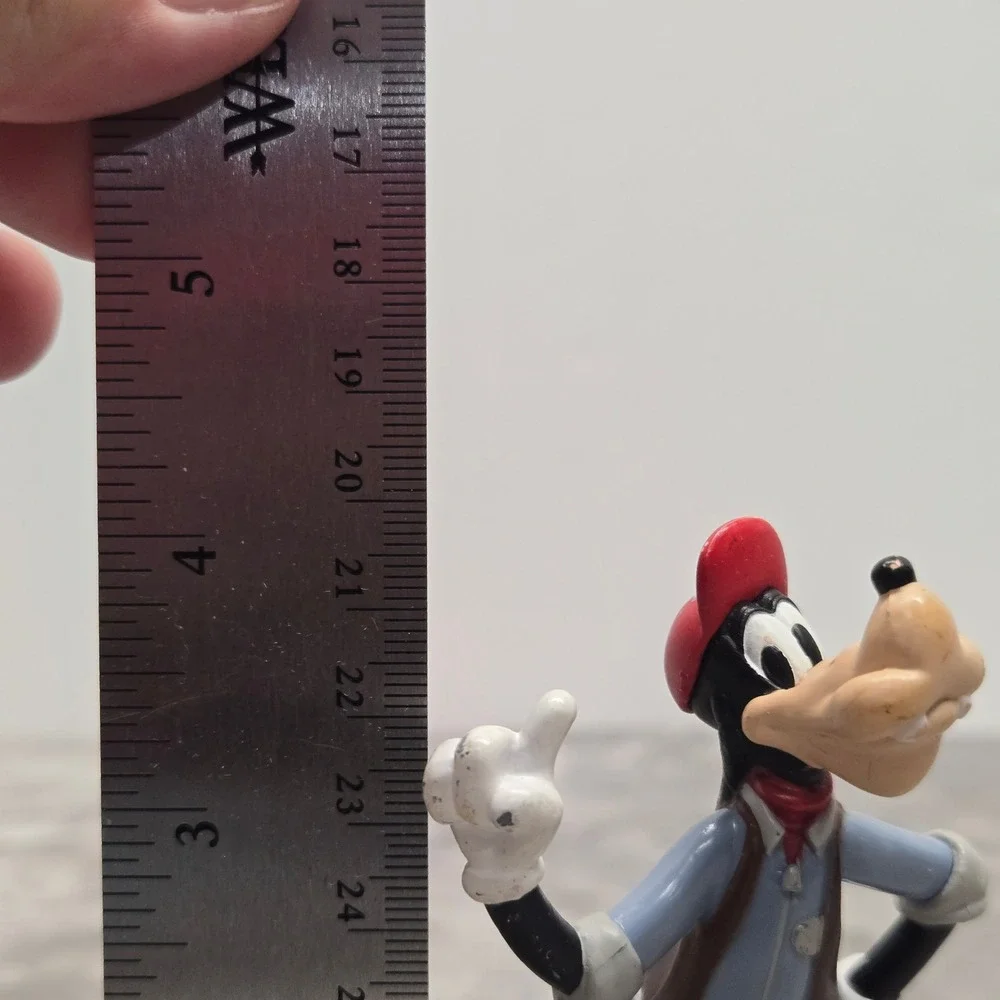 Disney Goofy Mechanic PVC Figure Blue Overalls Red Hat SZF 000045 Collectible